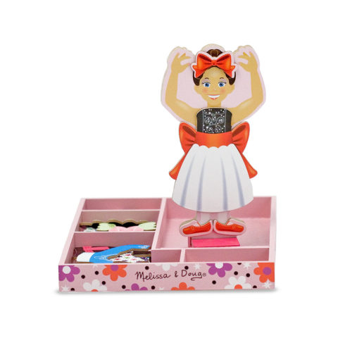 nina, påklædningsdukke, ballerina, påklædning, magnetisk dukke, sprig, rolleleg, beklædning, ciha
