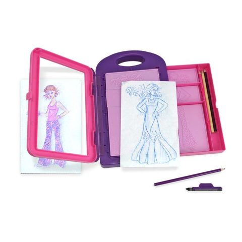 design, tegne-kit, fashion design, tegne-kit med tøj, tegne, kreativ fordybelse, tegne