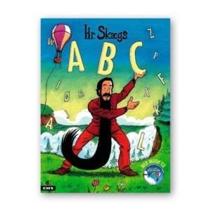 hr. skægs abc en børnebog der lærer barnet om bogstaver gennem sang og rim. Bogen indeholder også en abc CD