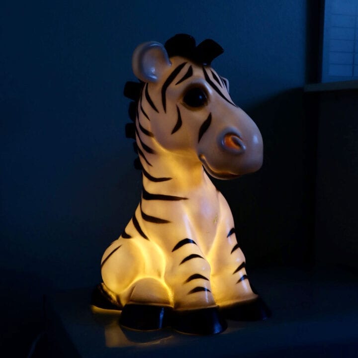 Zebra lampe fra Heico