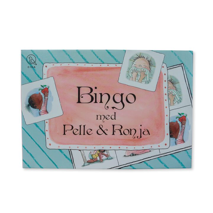 Lærende bingo med Pelle og Ronja. Klassisk bingo spil
