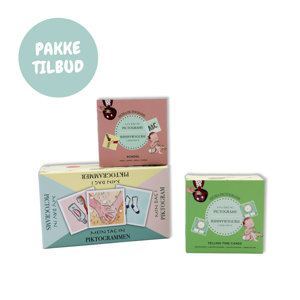 Piktogram skolepakke tilbud