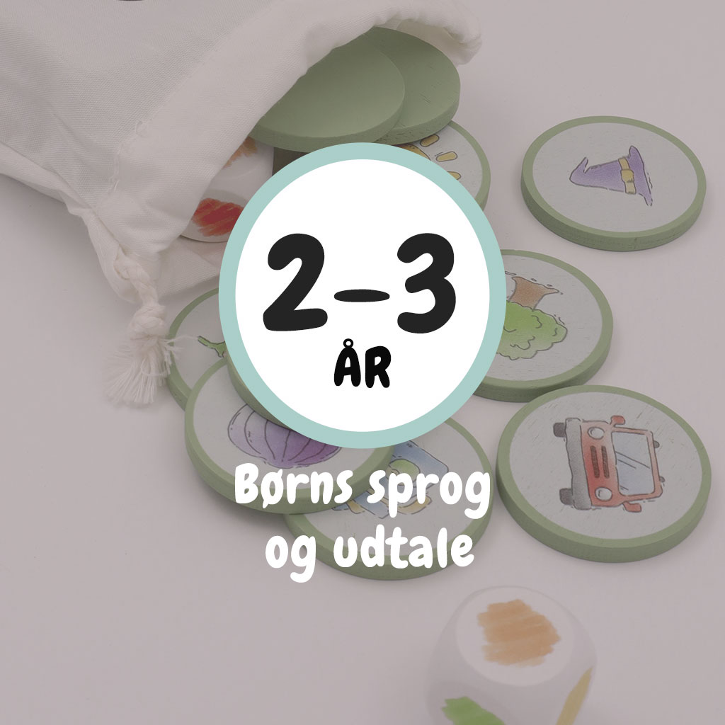 Børns sprog og udtale 2-3 år.