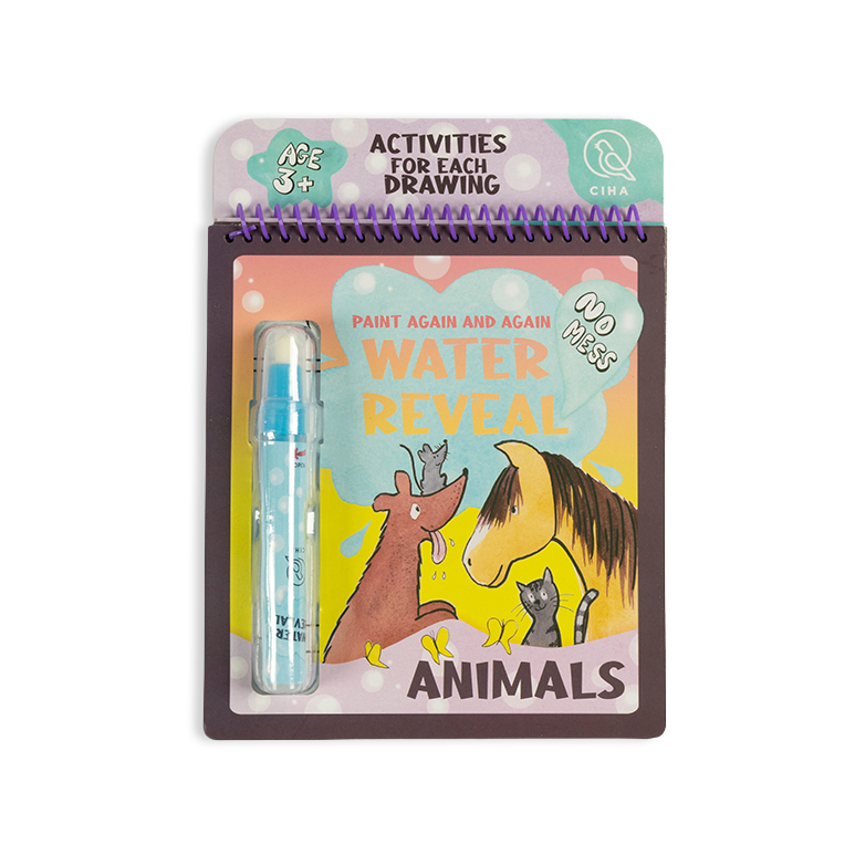 Vandmalebog med dyr og dyremotiver