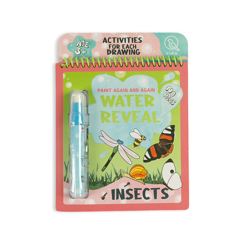 Vandmalebog med tema om insekter