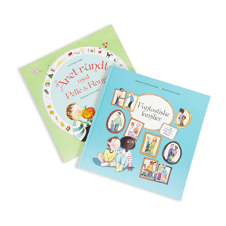 Bogpakke med rabat. To af de mere dybe bøger i Pelle og Ronja serien, som bør være alles eje på børneværelset.