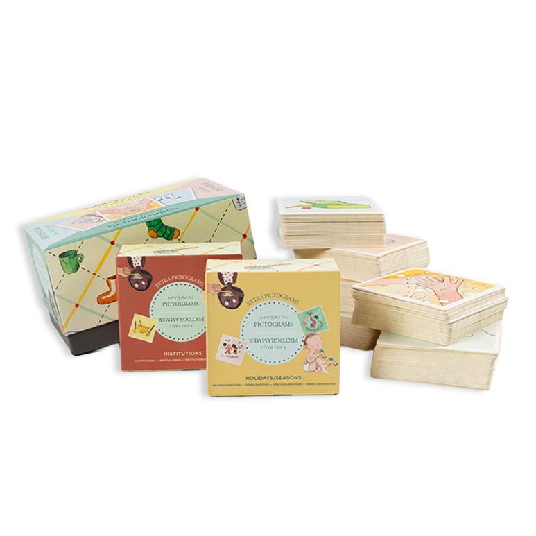Kom godt i gang med piktogrammer i daginstitution, børnehave, vuggestue eller dagpleje med denne startpakke med rabat