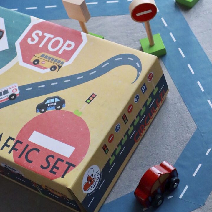 Trafiktape til gulv.