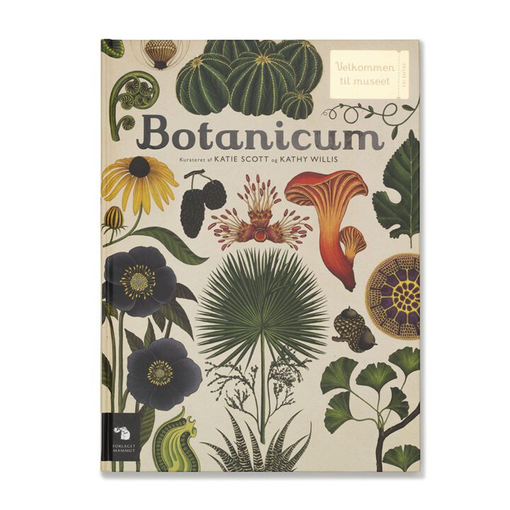 Botanicum bog med blomster og planter