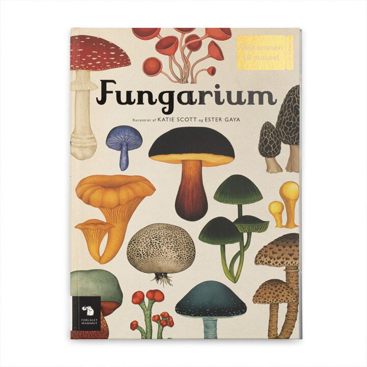 Fungarium stor bog med svampe fra forlaget Mammut
