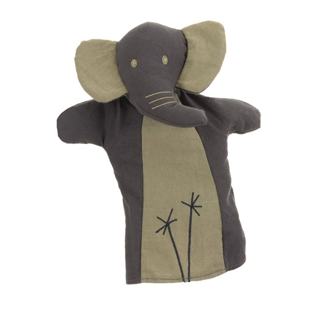 Billede af Hånddukke elefant - Les petits