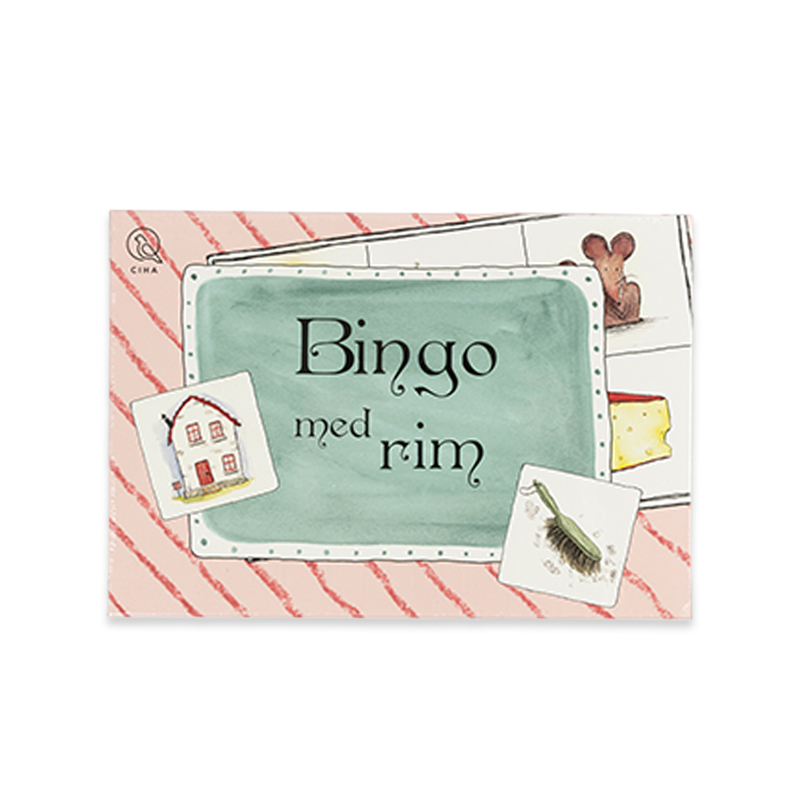 Bingo med Pelle med Ronja, der lærer dig om rim, til børn fra 3+ år