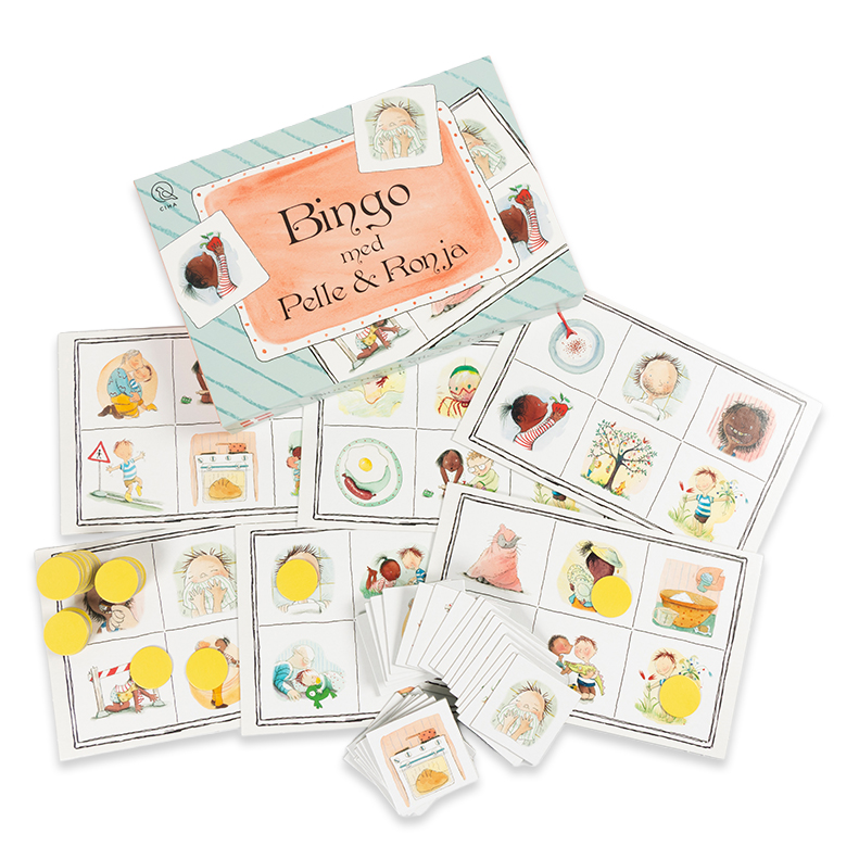 Bingo med Pelle m& Ronja til børn fra 3+ år