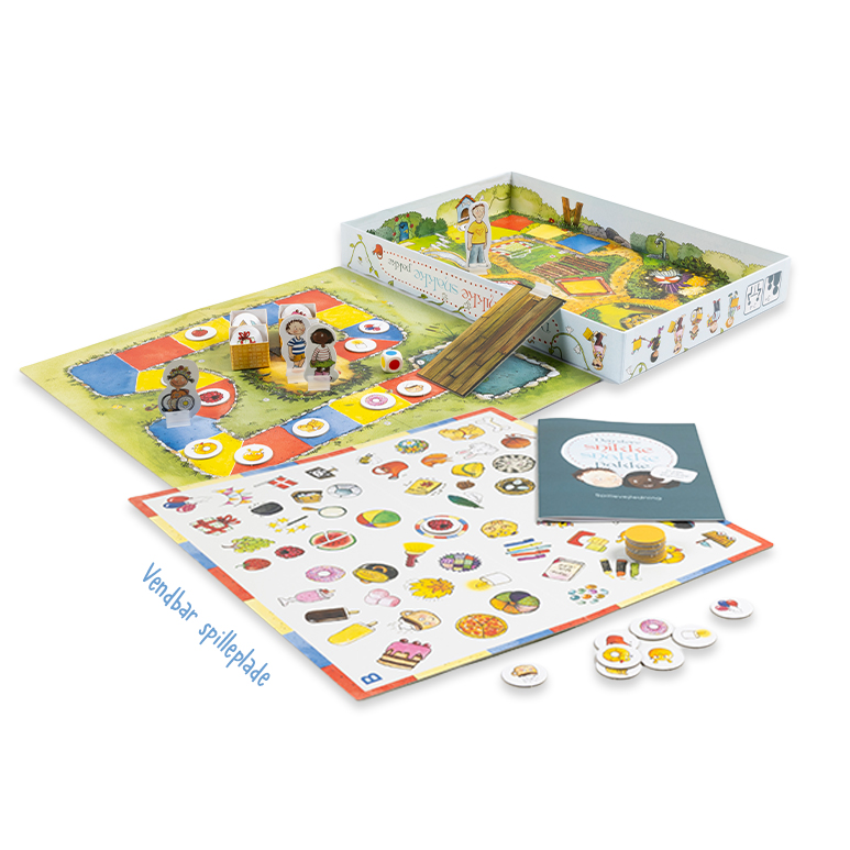 Den store snikke snakke pakke med 6 spil i 1, perfekt til de mindste børn hvor man gerne vil sætte skub i sproget, dialogen og samtalen mens ordforrådet udvides har I det sjovt sammen