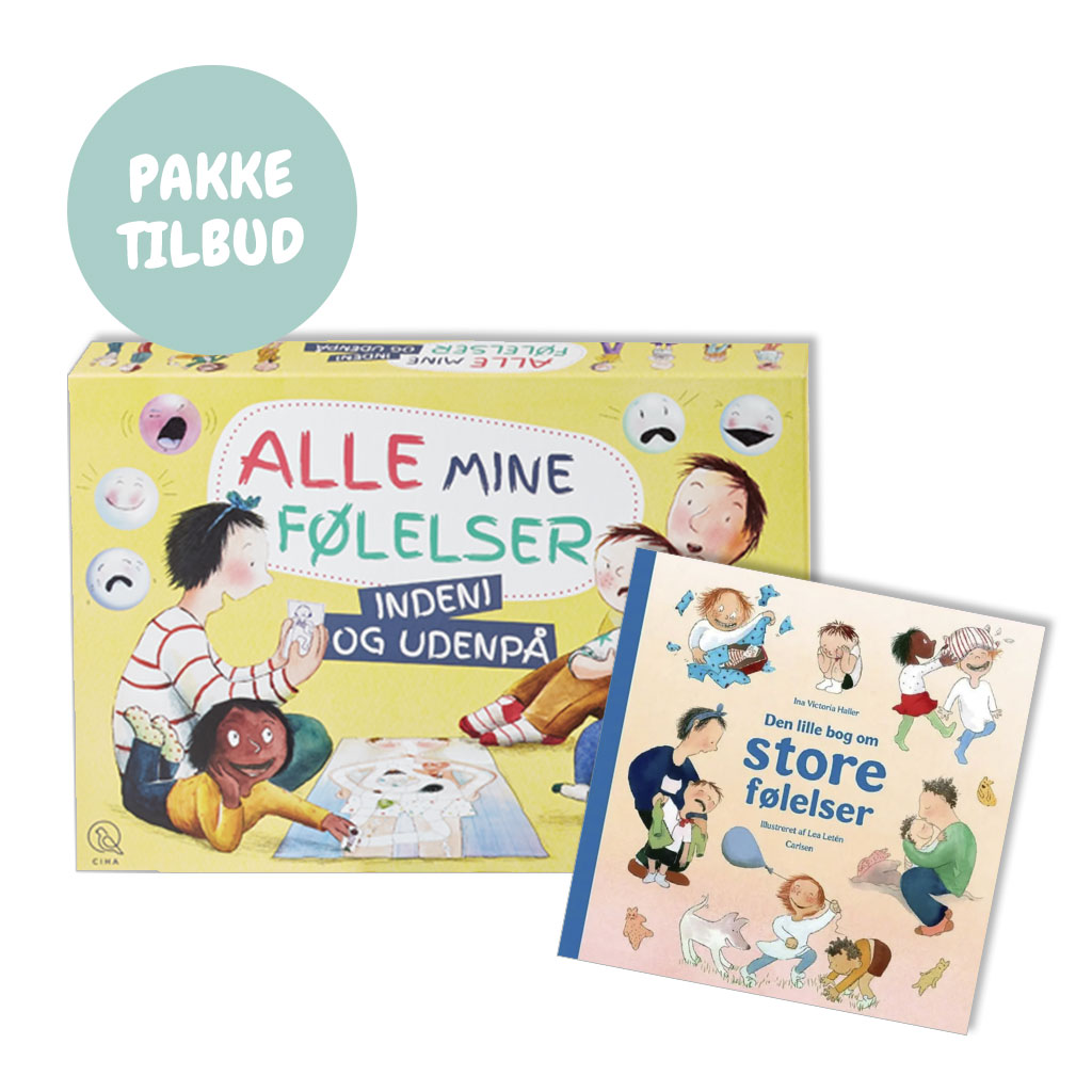 Pakketilbud spil og bog om følelser