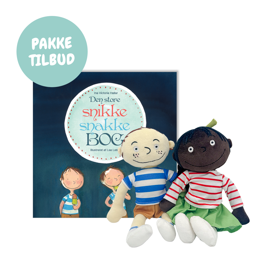 Snakke snakke bog med dukkerne til